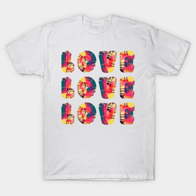 Love, Love, Love... T-Shirt by juliechicago